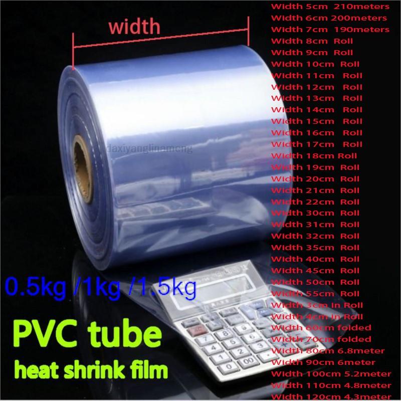 Cellophane Wrap Clear - PVC 열 수축 연속 파이프 투명