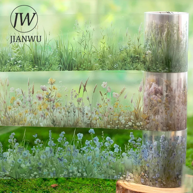 Floral Tape Green - JIANWU 50mm * 200cm 녹색 노트