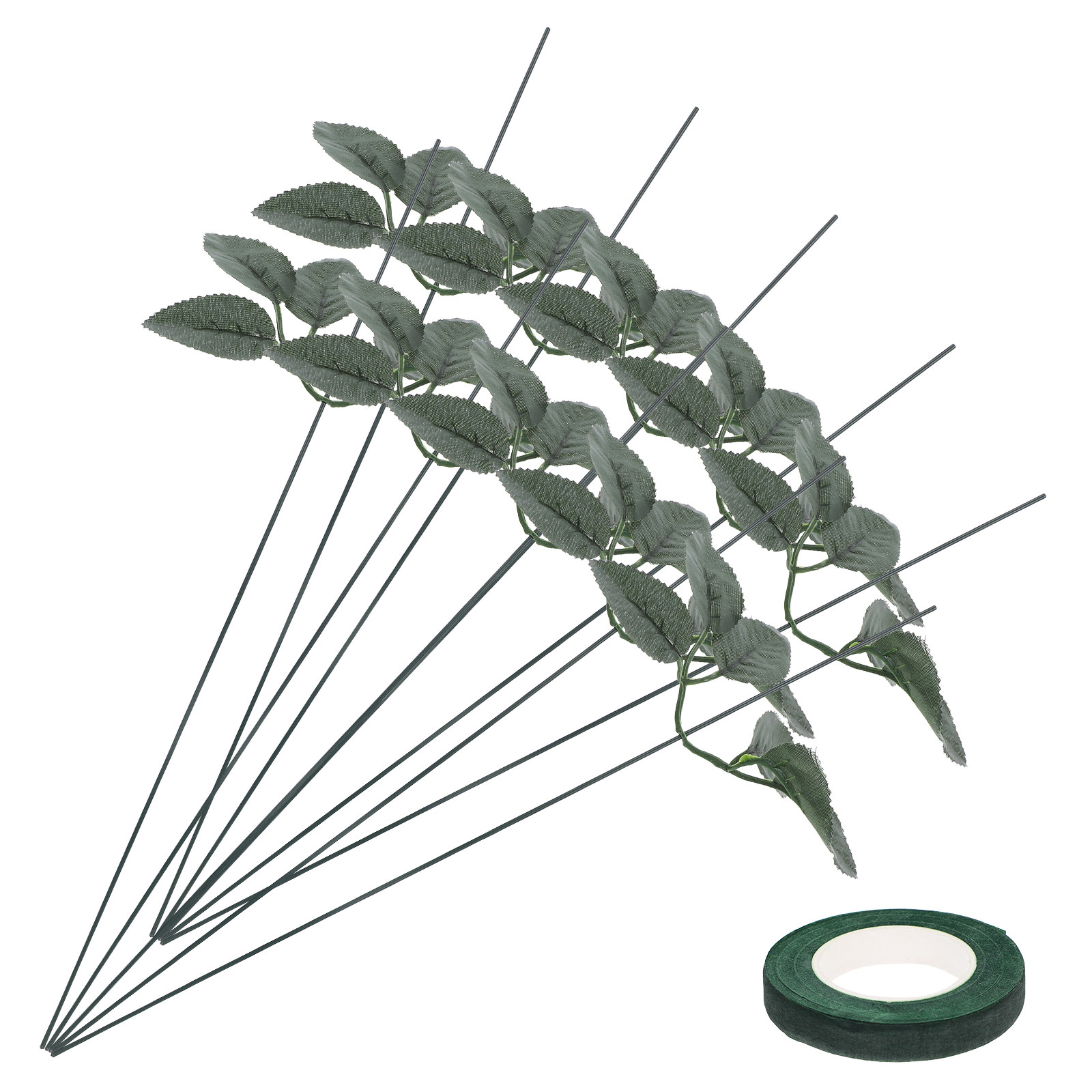 Floral Tape Green - 20개 꽃꽂이 키트 DIY 공예 세트,