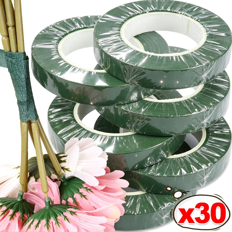 Floral Tape Green - 30/1x 원예 테이프 DIY 공예 꽃