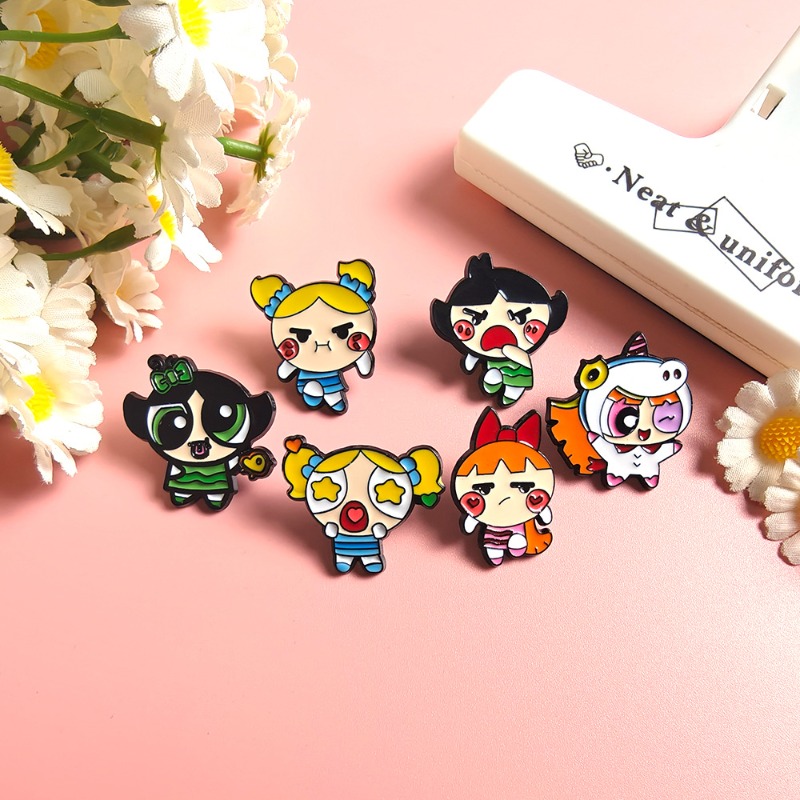 만화 애니메이션 날아다니는 작은 여경 브로치 귀여운 꽃 - Florist Supplies 리뷰 및 가격
