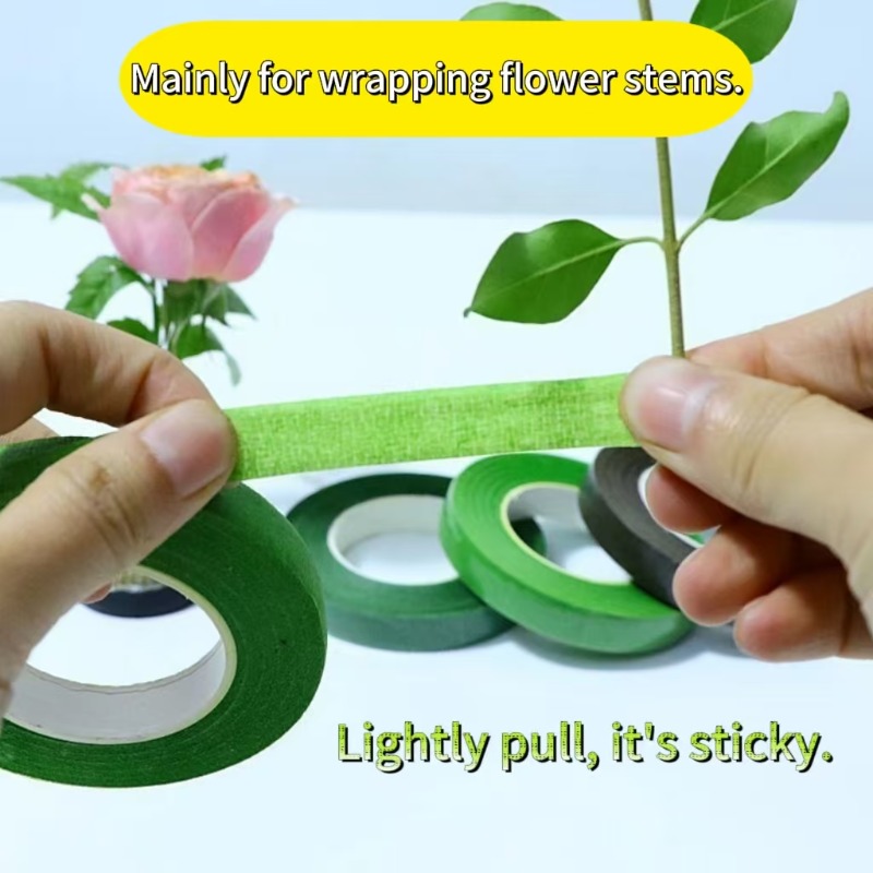 1-12Rolls 녹색 꽃다발 꽃 테이프 자체 접착 스 - Floral Tape Green 리뷰 및 가격