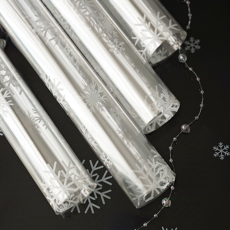 56X56cm 셀로판 랩 롤 투명 크리스마스 장식 눈송 - Cellophane Wrap Clear 리뷰 및 가격