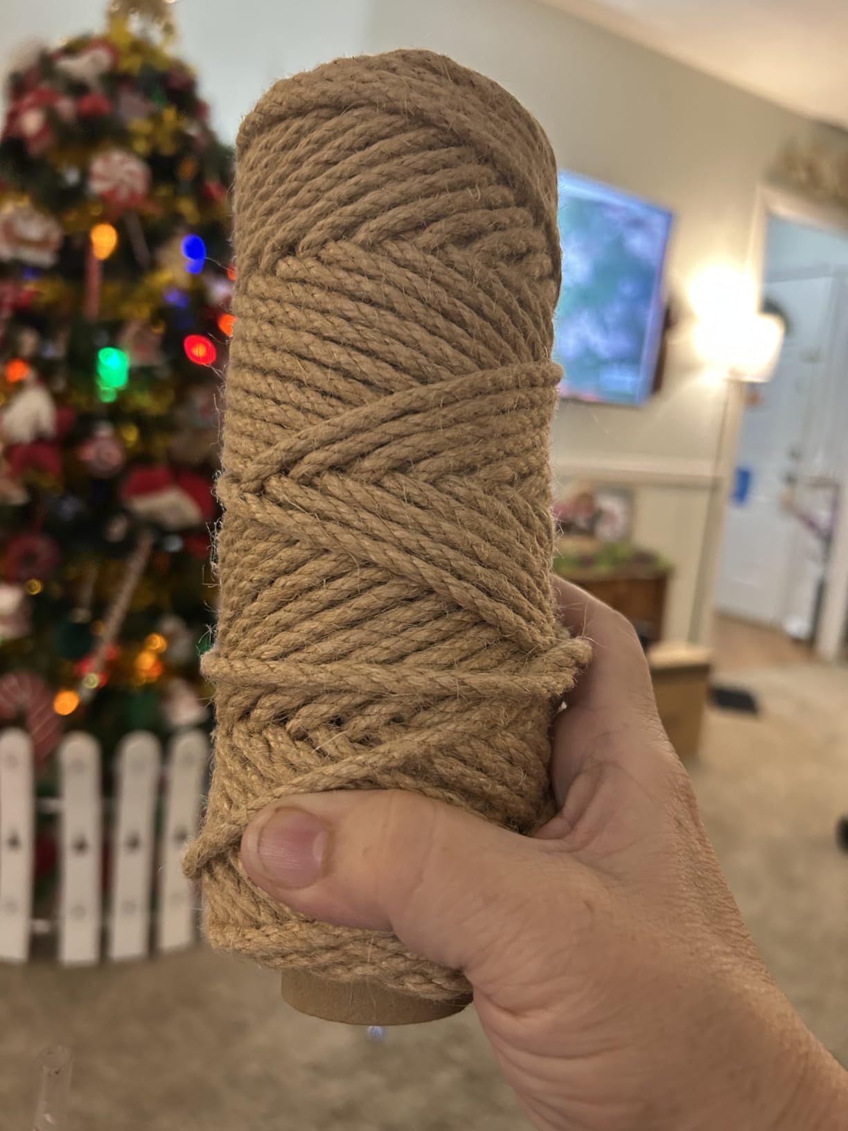 천연 황마 끈 4/5/6mm 헤비 듀티 브라운 로프 - - Twine Jute Natural 리뷰 및 가격