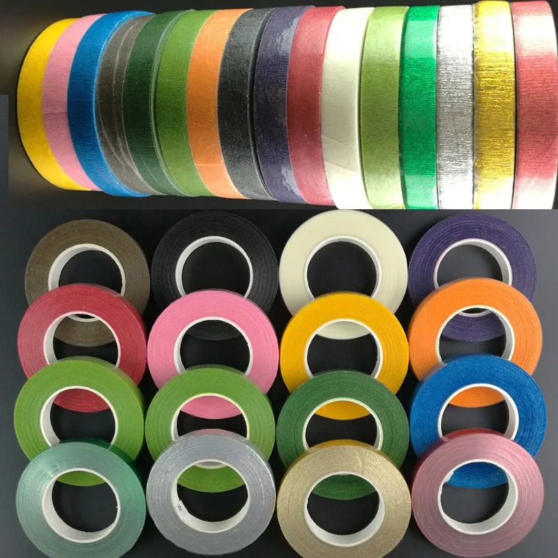 5개입 30야드 자가 접착식 꽃무늬 종이 테이프 부케  - Floral Tape Green 리뷰 및 가격