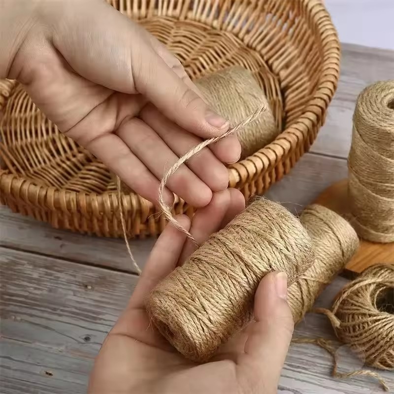 100M 천연 빈티지 황마 로프 끈 트와인 삼베 DIY - Twine Jute Natural 리뷰 및 가격