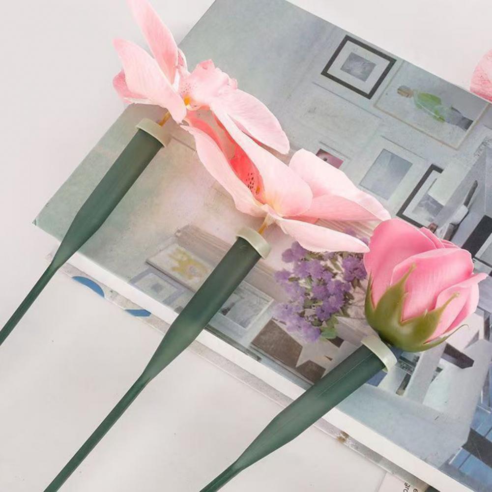 25개 6인치/12인치 꽃 튜브 재사용 가능한 녹색 꽃 - Supply For Florist 리뷰 및 가격