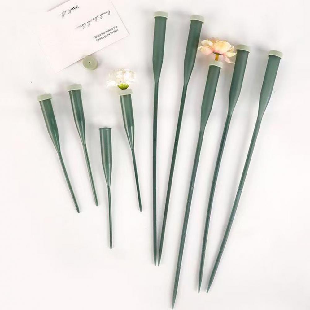 25개 6인치/12인치 꽃 튜브 재사용 가능한 녹색 꽃 - Supply For Florist 리뷰 및 가격
