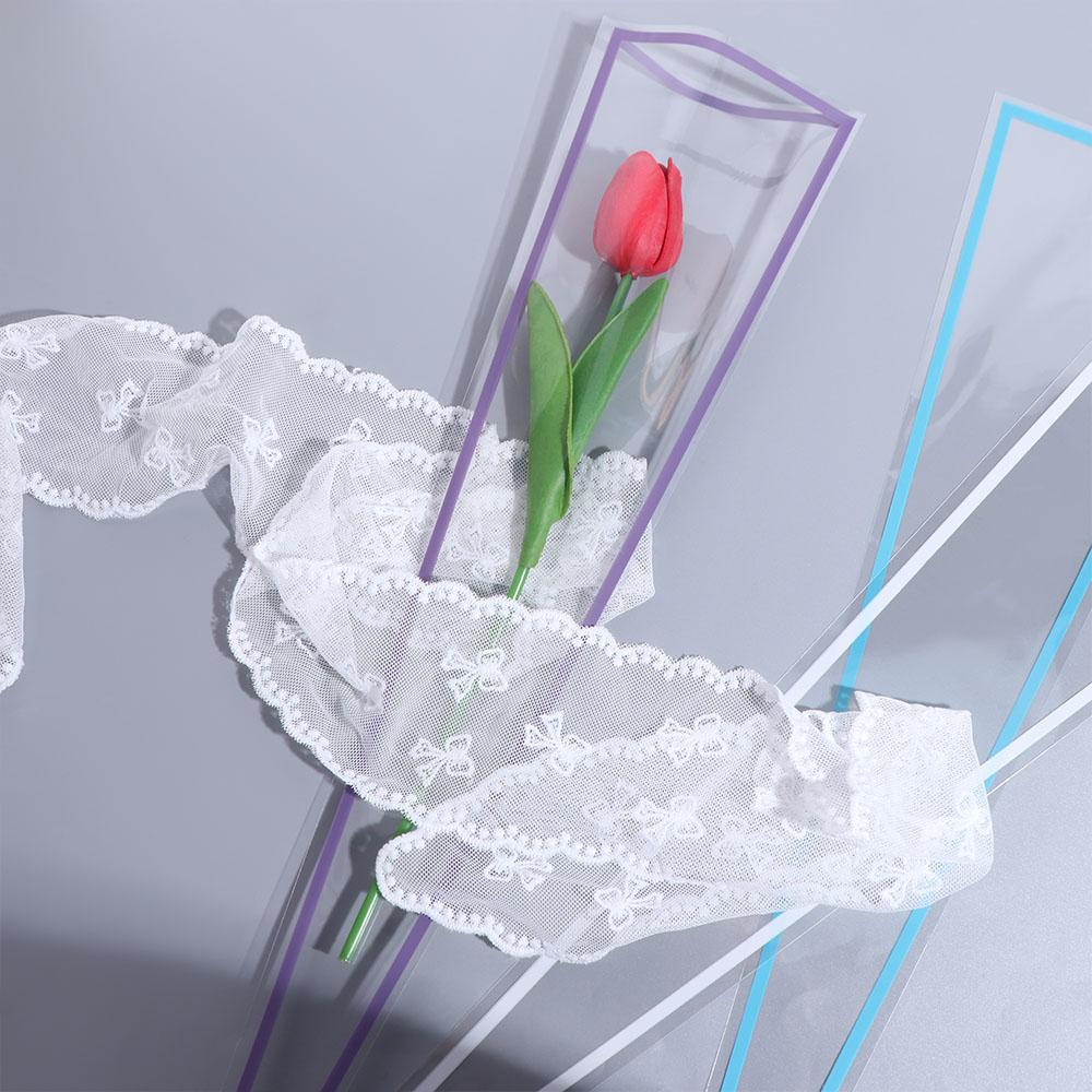 50PCS 투명 꽃 포장 가방 방수 비닐 봉투 포장지  - Flower Supply 리뷰 및 가격