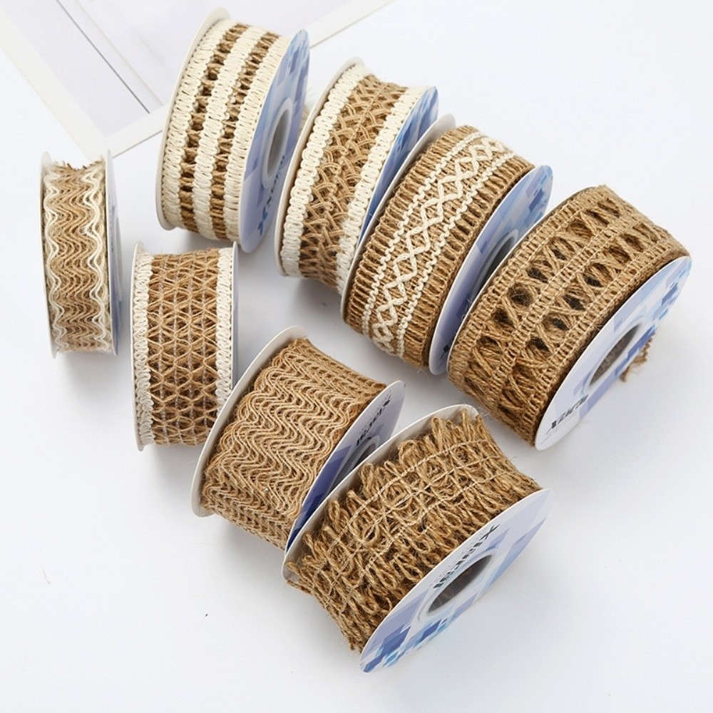보헤미안 스타일 황마 리본 천연 수제 소박한 끈 리본  - Twine Jute Natural 리뷰 및 가격