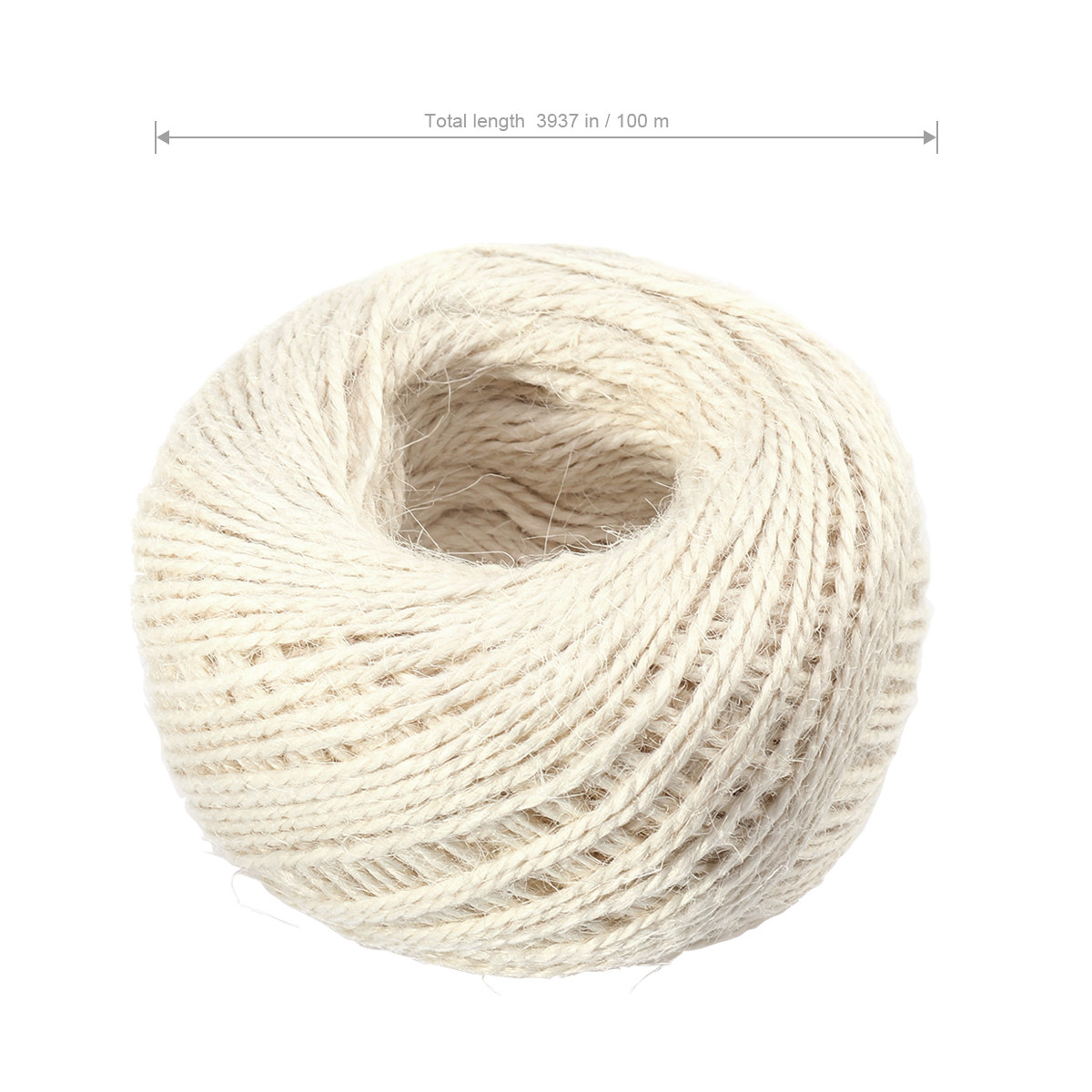 크리미 화이트 황마 로프 천연 끈은 DIY 공예, 홈  - Twine Jute Natural 리뷰 및 가격