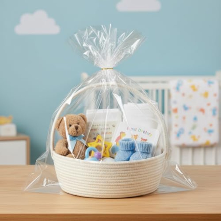 20개 투명 셀로판 가방, 24x30인치 대형 투명 바 - Cellophane Wrap Clear 리뷰 및 가격