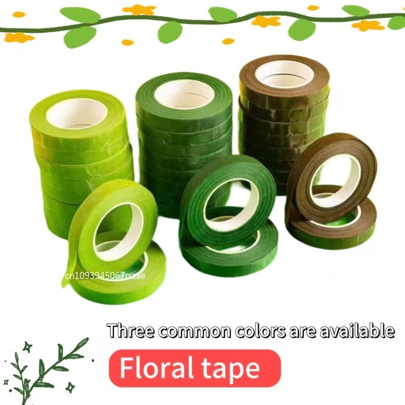 녹색 방수 꽃무늬 테이프 접착 플로리스트 테이프 꽃꽂이 - Floral Tape Green 리뷰 및 가격