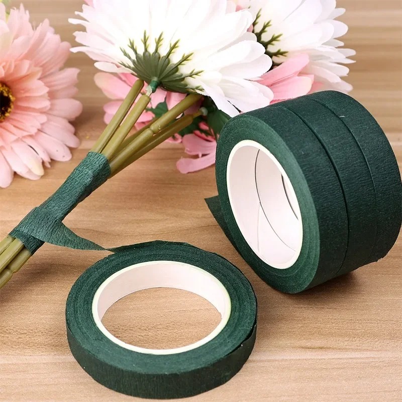 30/1x 원예 테이프 DIY 공예 꽃 꽃다발 포장 웨 - Floral Tape Green 리뷰 및 가격