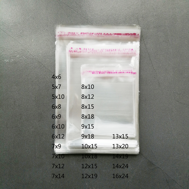 셀로판 셀로판 자체 밀봉 플라스틱 가방, 투명 OPP  - Cellophane Wrap Clear 리뷰 및 가격